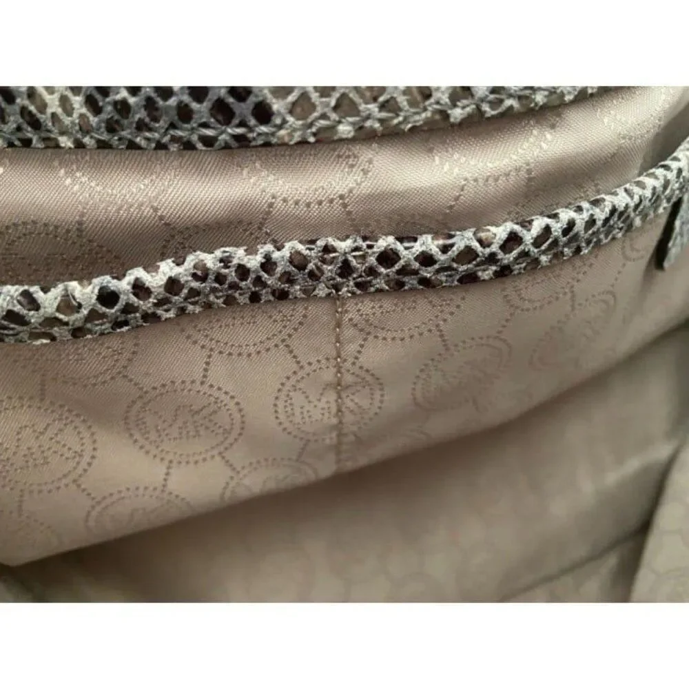 Michael Kors Snakeskin Leather Animal Print Purse Shoulder Bag